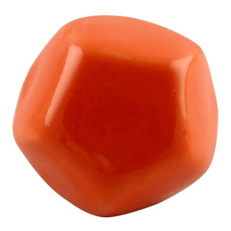 Solid Orange Octagon Ceramic Wine Stopper Online